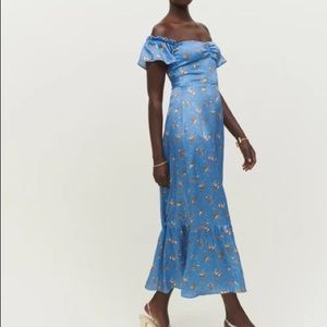 Reformation Sianna silk dress